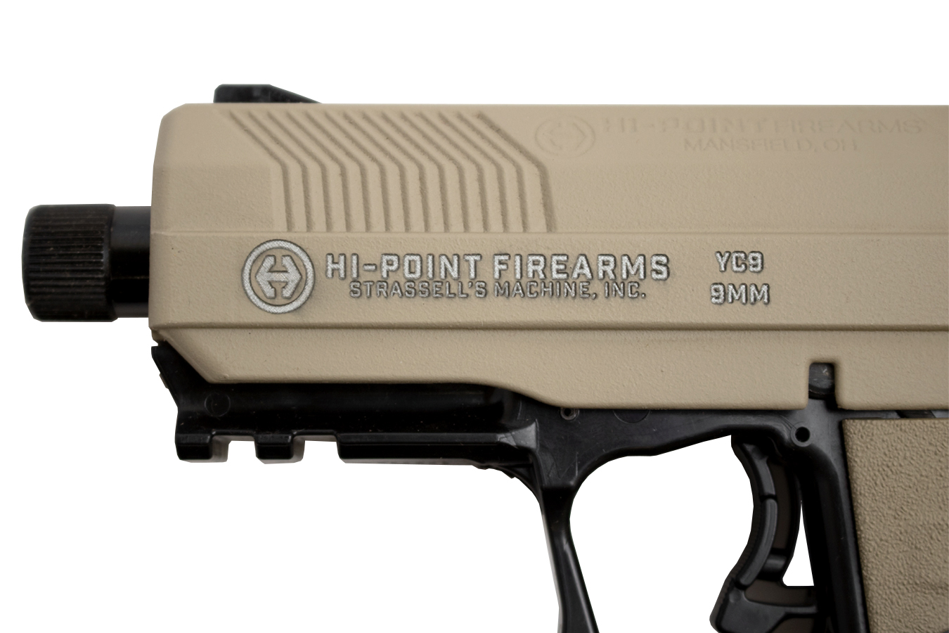 HI POINT YC9 9mm Optic Ready Pistol with Flat Dark Earth Finish